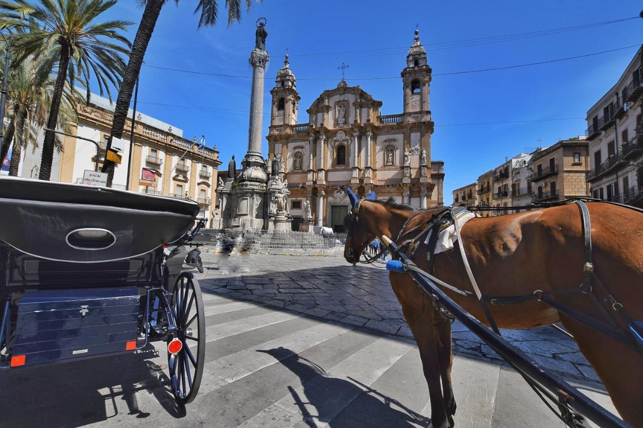 San Basilio'S Home Historical Center Palermo Exteriör bild